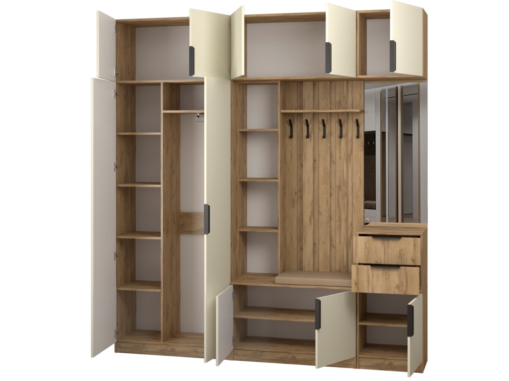 Прихожая Трим 9 МДФ_откр (дуб вотан-SF-023 Палома).jpg Прихожая Трим 9 МДФ_откр (дуб вотан-SF-023 Палома).jpg