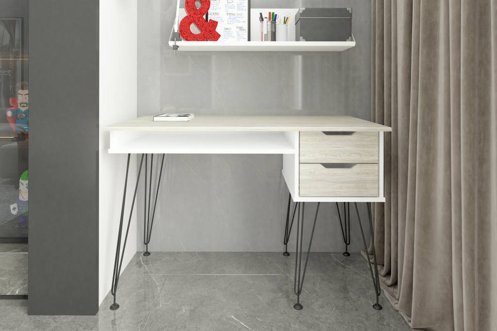 письменный стол МегаKraft 22 белый - сосна скания натуральная.jpg письменный стол МегаKraft 22 белый - сосна скания натуральная.jpg