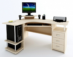 Компьютерные столы со шкафом — купить стол для компьютера с встроенным шкафом — mebHOME